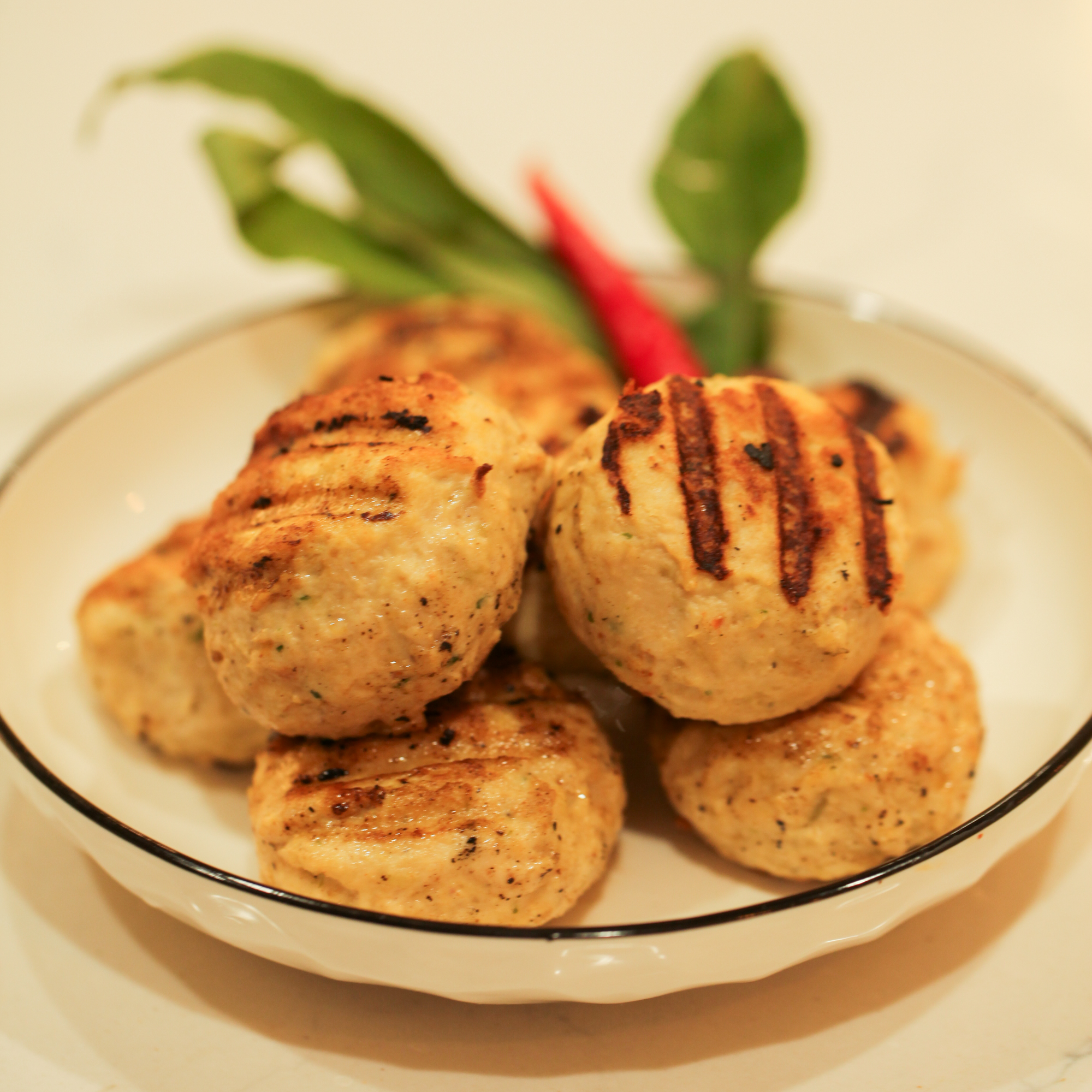 Chicken lemongrass meatballs